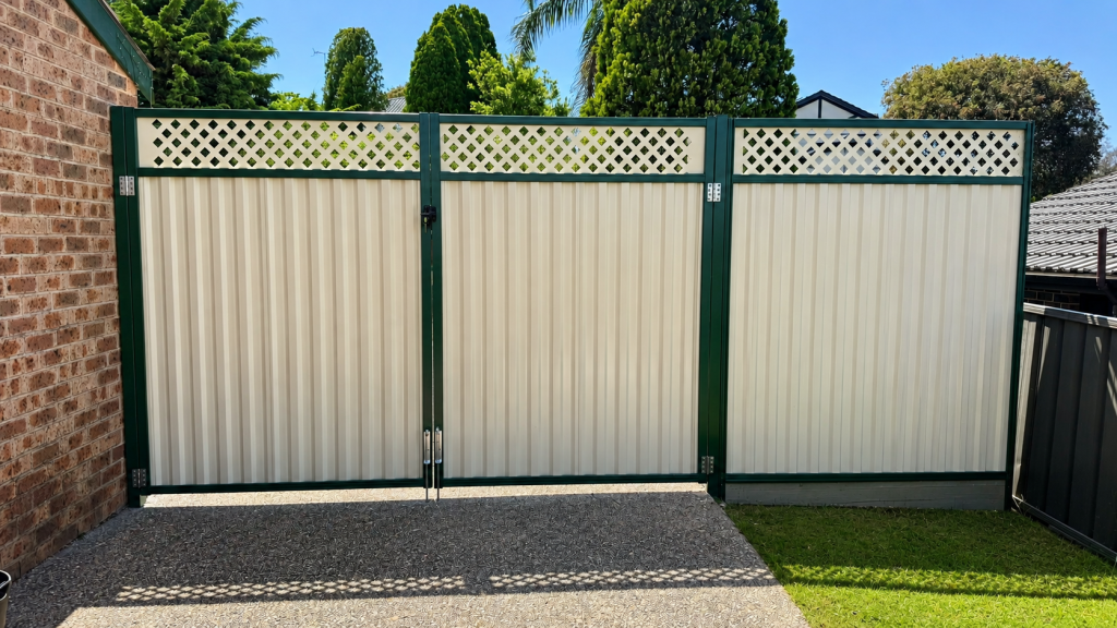 Colorbond fence Gate