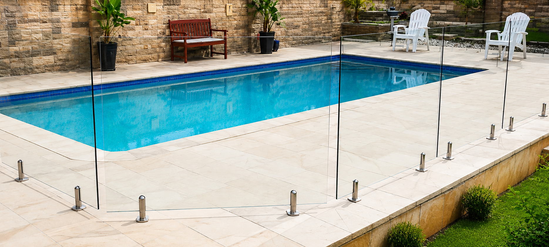 Glass Pool Fencing - Northern Beaches